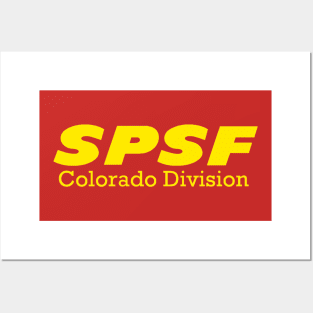 SPSF Colorado Division Yellow Logo Posters and Art